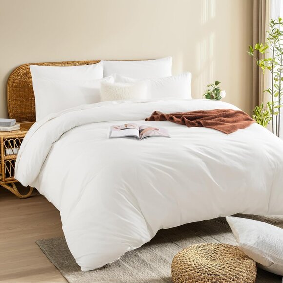 Duvet Cover Set California King 3 Pieces Bedding Set - Picture 3 of 9